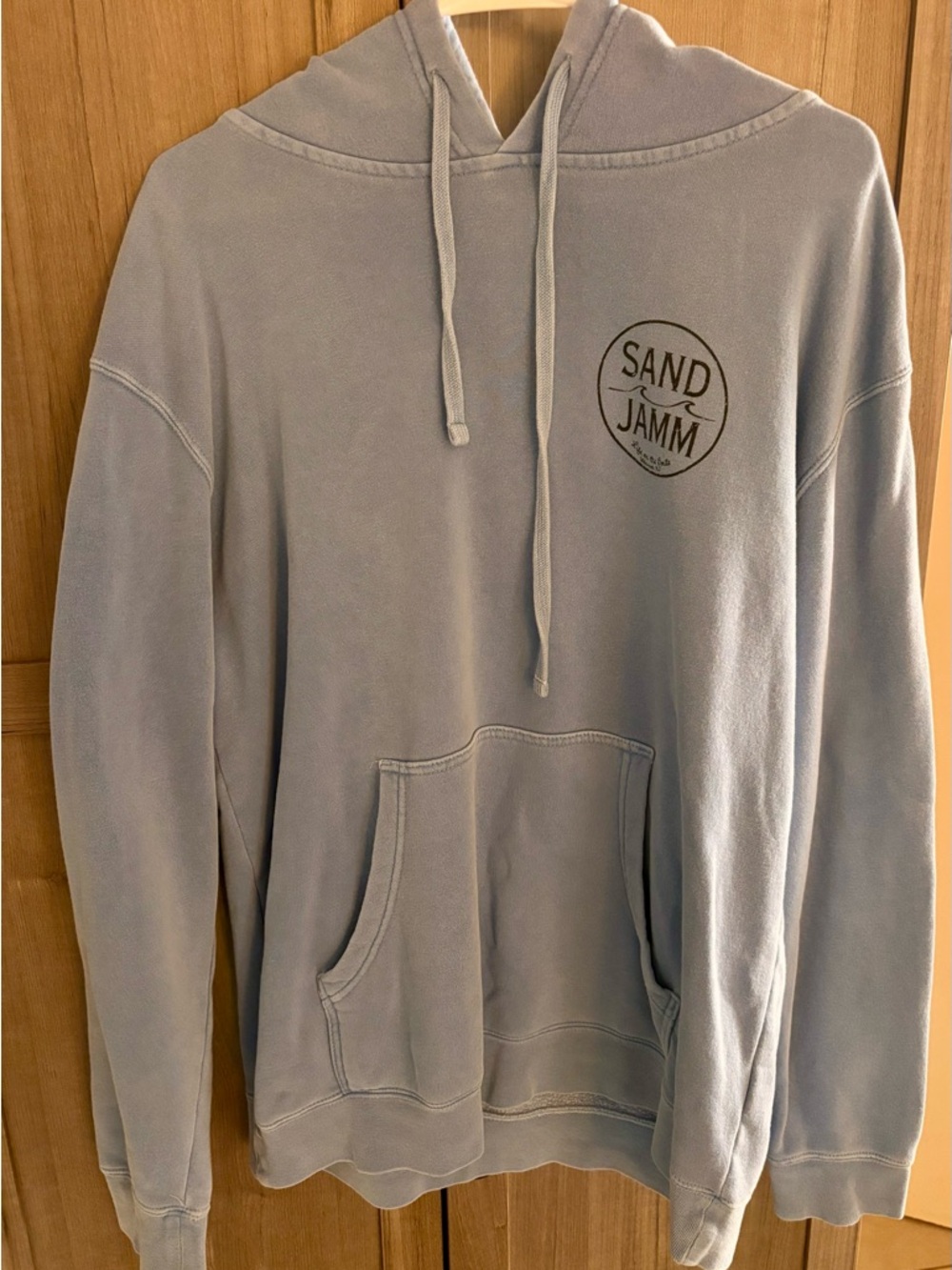 Sand Jamm Men’s Light Gray Crewneck Hoodie
